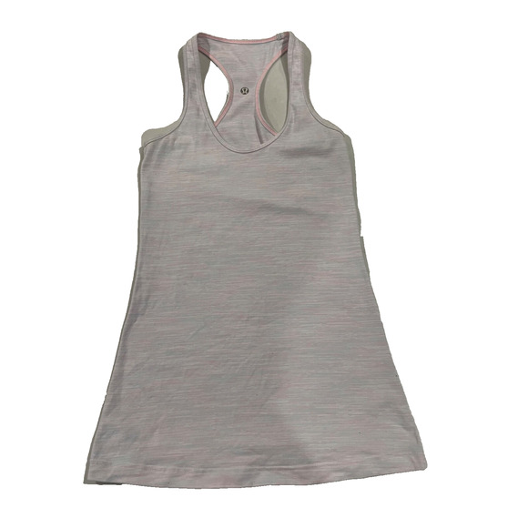 Lululemon Cool Racerback Pink Space Dye Womens Size 2 Athletic Top - Picture 1 of 7